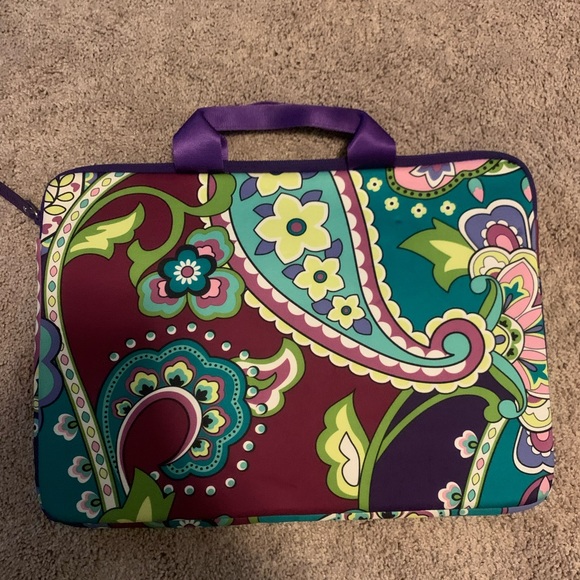 Vera Bradley Bags Rare Vera Bradley Heather Laptop Case Poshmark